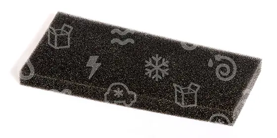 filtr pěnový sušičky GORENJE, SP13, 280x140x22mm, D8865N